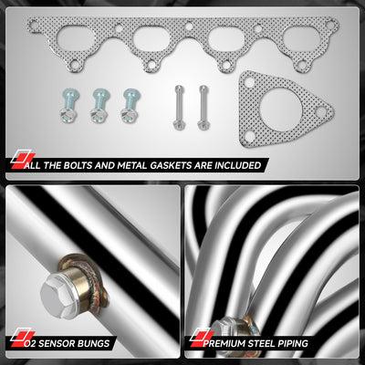 4-1 Tubular Exhaust Manifold Header Extractor <br> 90-93 Honda Accord
