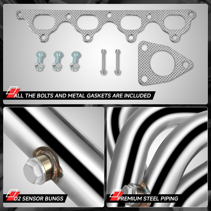 4-1 Tubular Exhaust Manifold Header Extractor <br> 90-93 Honda Accord