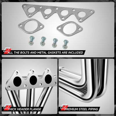 4-1 Long Tube Exhaust Manifold Header <br>06-11 Hyundai Accent, Kia Rio