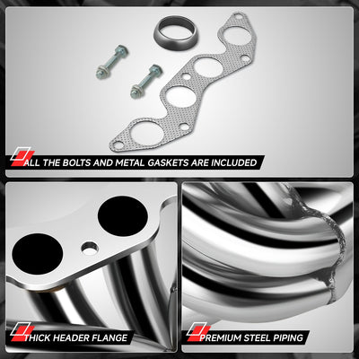 4-1 Stainless Steel Exhaust Header <br>01-05 Honda Civic