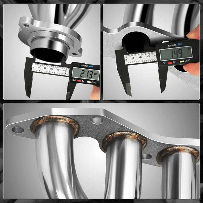 4-1 Stainless Steel Exhaust Header <br>01-05 Honda Civic EX D17 1.7L