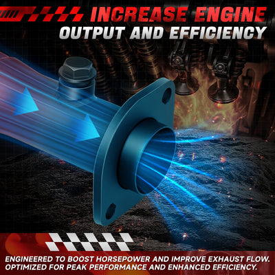 Black Paint 4-2-1 Exhaust Manifold Header<br>88-00 Honda Civic, 88-91 CRX, 93-97 Civic Del Sol