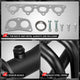Black Paint 4-2-1 Exhaust Manifold Header<br>88-00 Honda Civic, 88-91 CRX, 93-97 Civic Del Sol