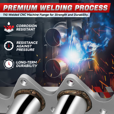 4-1 Stainless Steel Exhaust Manifold Header<br>97-01 Honda Prelude