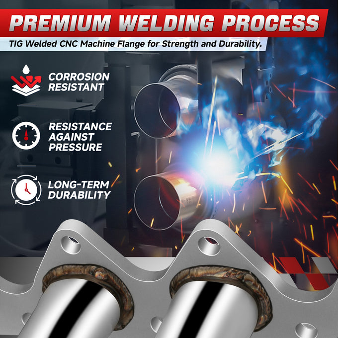 4-1 Stainless Steel Exhaust Manifold Header<br>97-01 Honda Prelude