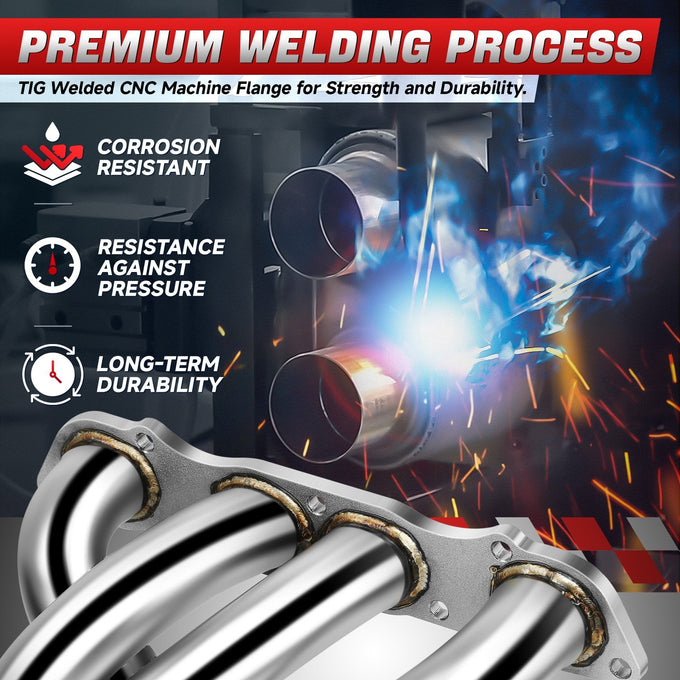 4-2-1 Stainless Exhaust Manifold Header <br> 99-09 Honda S2000 AP1 / AP2
