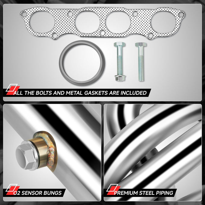 4-2-1 Stainless Exhaust Manifold Header <br> 99-09 Honda S2000 AP1 / AP2
