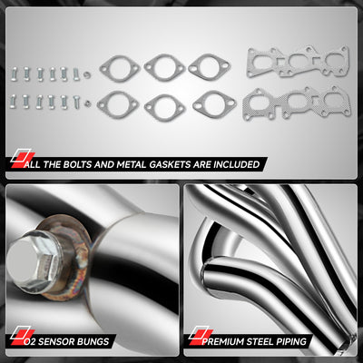 2x 3-1 Shorty Exhaust Manifold Headers<br>10-16 Hyundai Genesis Coupe