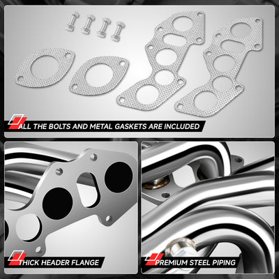 Stainless Tubular Manifold Header Exhaust <br>06-13 Lexus IS250, IS350 V6