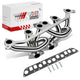 Stainless Steel 6-2 Exhaust Header <br> 00-06 Jeep Wrangler TJ 4.0L L6 AMC 242