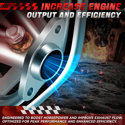 Stainless Steel 6-2 Exhaust Header <br> 00-06 Jeep Wrangler TJ 4.0L L6 AMC 242