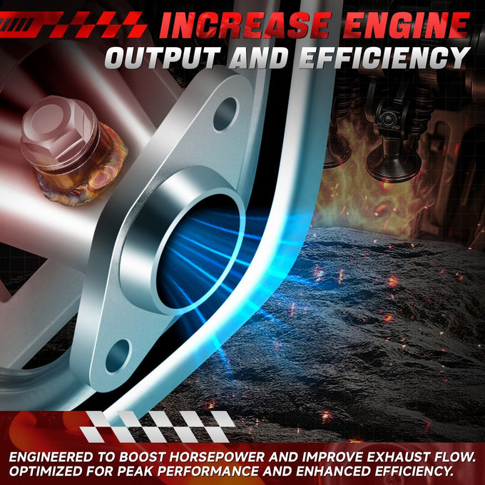Stainless Steel 6-2 Exhaust Header <br> 00-06 Jeep Wrangler TJ 4.0L L6 AMC 242