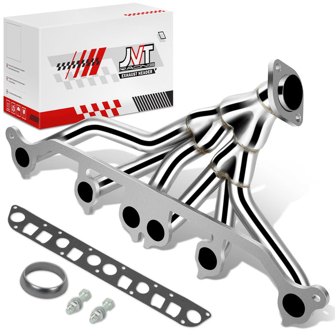 Long Tube Tri-Y Exhaust Manifold Header Extractor <br>91-99 Jeep Wrangler Cherokee 4.0