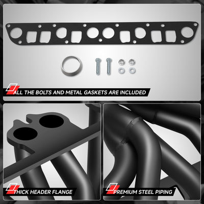 6-2-1 Long Tube Exhaust Header Manifold<br>90-99 Jeep Cherokee 4.0 L6