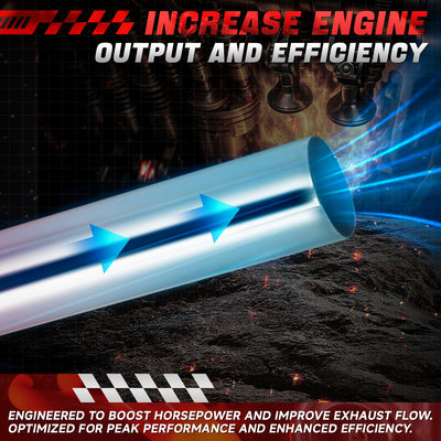 6-2-1 Full Length Headers with Y-Pipe <br> 81-83 Jeep CJ5 CJ7 4.2L