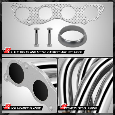 4-2-1 TRI-Y STYLE Exhaust Headers <br> 88-00 Honda Civic, 94-01 Acura Integra