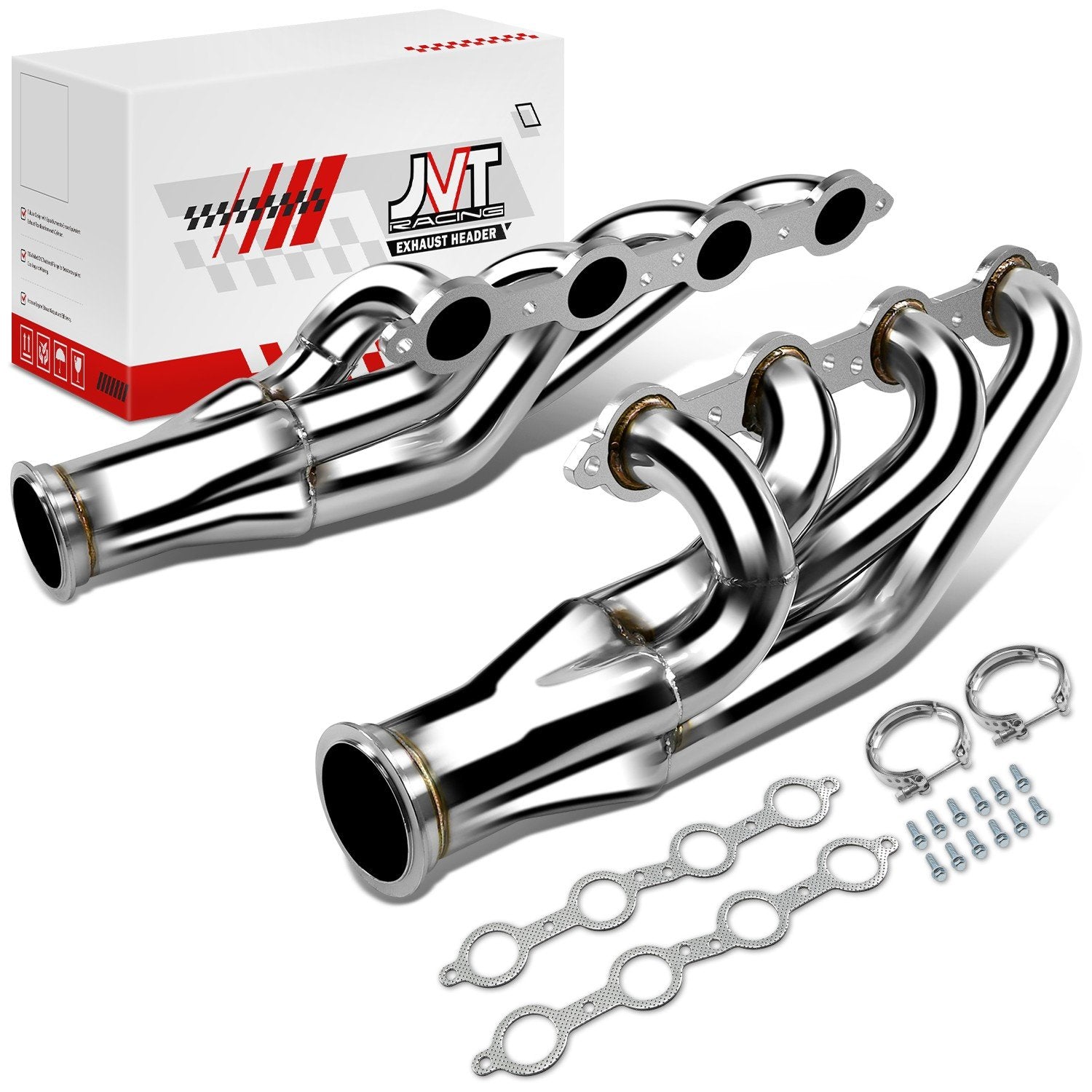 2X 4-1 Exhaust Manifold Header <br>97-14 Chevy Small Block SBC V8 LS1/LS2/LS3/LS6 LSX
