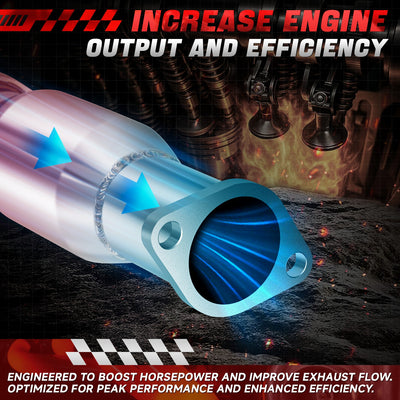 2Pcs 4-1 Stainless Steel Exhaust Manifold Header<br>02-06 Mini Cooper