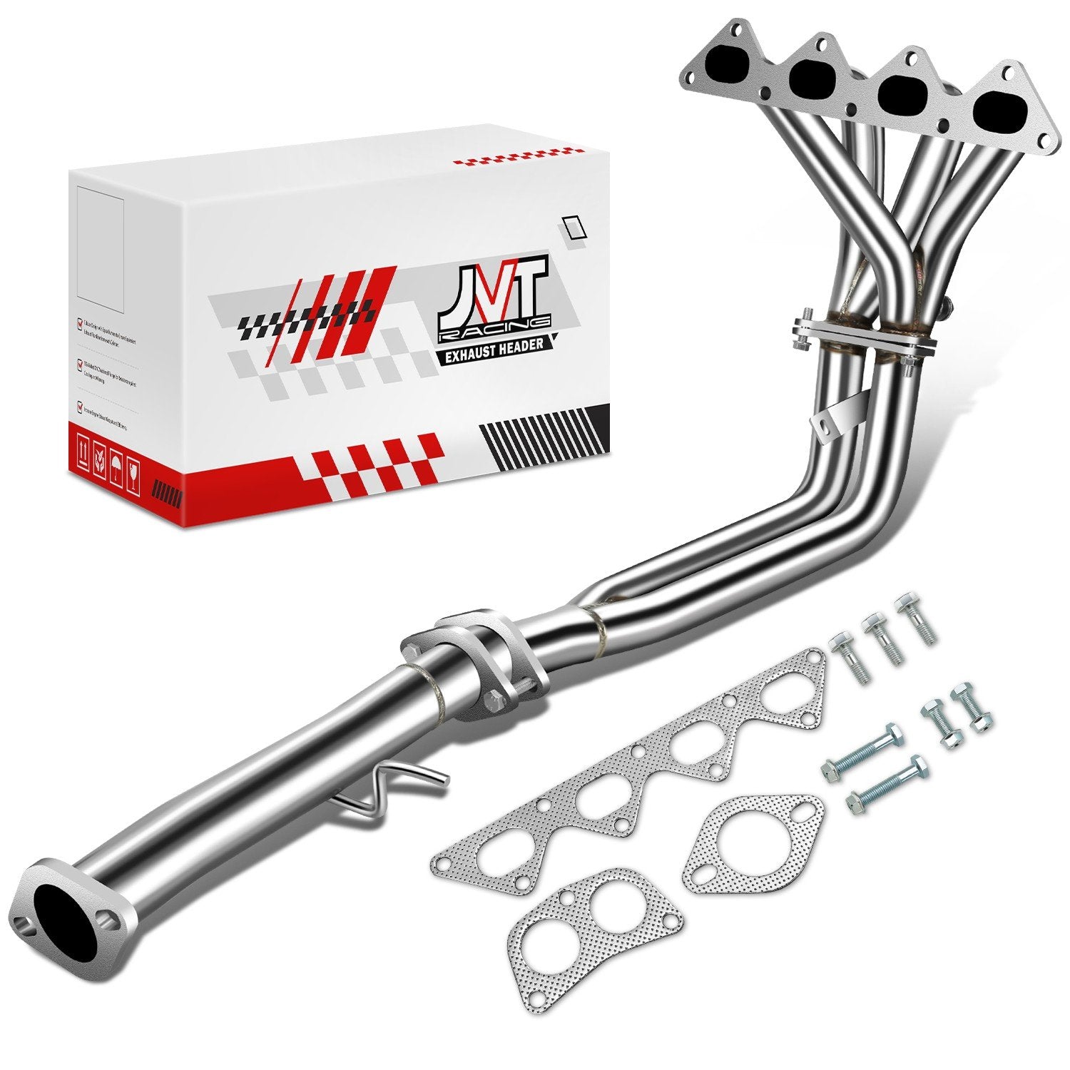 Tubular Exhaust Manifold Header Extractor <br> 89-94 Mitsubishi Eclipse, Eagle Talon, Plymouth Laser