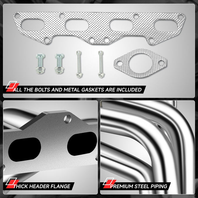 4-1 Stainless Manifold Header/Exhaust <br> 95-99 Dodge Avenger Chrysler Sebring Eagle Talon