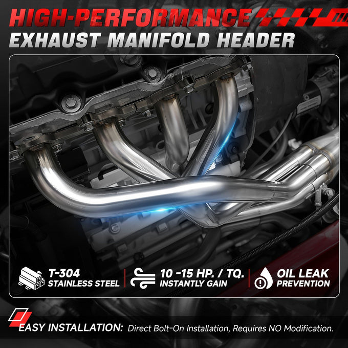 3-1 Shorty Exhaust Header Manifold <br>02-06 Nissan Altima Vq35De 3.5L V6