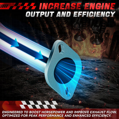 Stainless Tubular Exhaust Manifold Header Extractor <br> 90-97 Nissan D21 Pickup 2.4L