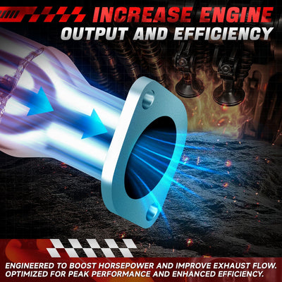 Stainless Steel Exhaust Header <br> 05-08 Nissan Pathfinder, Frontier, Xterra 4.0L