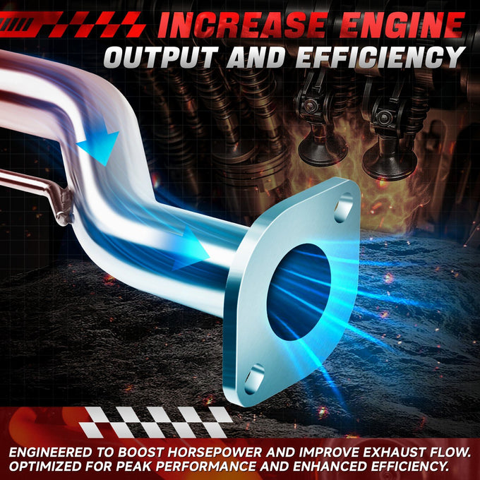 4-2-1 Tri-Y Exhaust Manifold Header Extractor <br>00-06 Nissan Sentra XE/GXE QG18DE