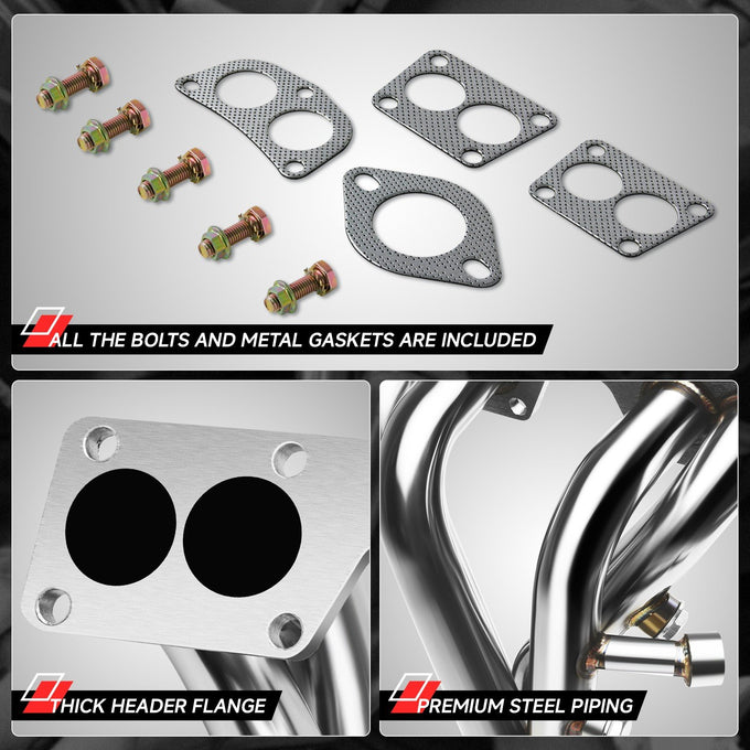 4-2-1 Tri-Y Exhaust Manifold Header Extractor <br>00-06 Nissan Sentra XE/GXE QG18DE