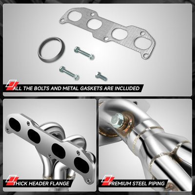 4-1 Racing Exhaust Manifold Header Extractor <br>02-06 Nissan Sentra 2.5L S/SE-R Spec-V