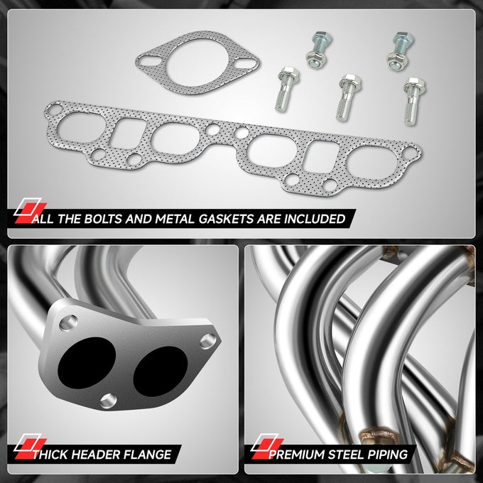 4-2-1 Tri-Y Exhaust Manifold Header Extractor <br>91-01 Nissan 200SX, Sentra, Infiniti G20