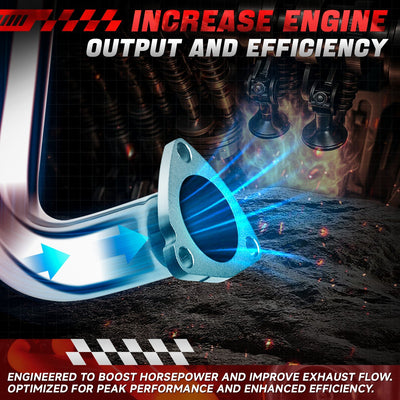 4-1 Stainless Steel Exhaust Header <br>94-04 Chevy S-10, GMC Sonoma 2.2L