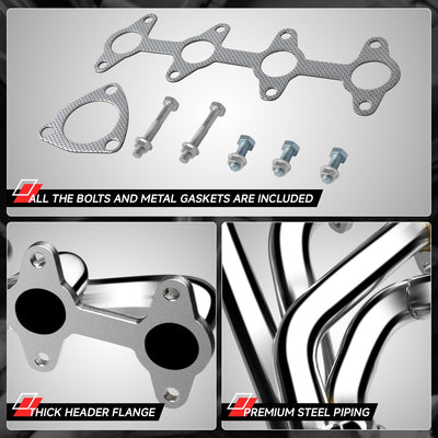 4-1 Stainless Steel Exhaust Header <br>94-04 Chevy S-10, GMC Sonoma 2.2L