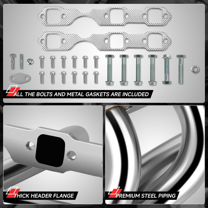 2 X 3-1 Tubular Exhaust Manifold Header Extractor <br> 96-01 Chevy S10 Blazer GMC Jimmy Sonama