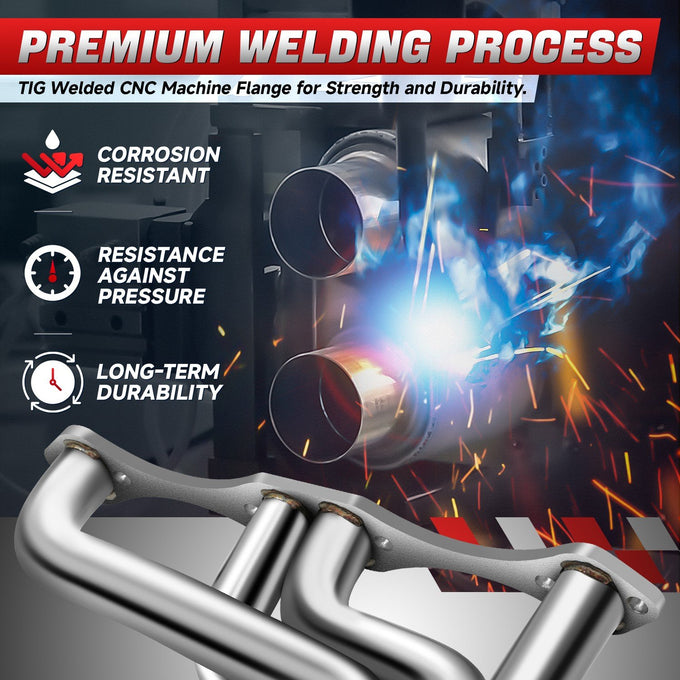 2 x 4-1 Header Exhaust Manifold <br> 35-48 Small Block 265-400