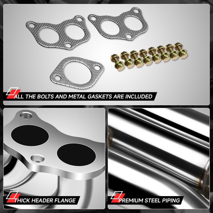 4-2-1 Tri-Y Header Exhaust Manifold <br>97-05 Subaru Impreza 2.5L RS EJ25 Non-Turbo