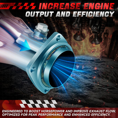 2x 4-1 Long Tube Exhaust Manifold Headers<br>05-11 Chrysler 300C, Dodge Charger Challenger Magnum