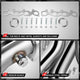 2x 4-1 Long Tube Exhaust Manifold Headers<br>05-11 Chrysler 300C, Dodge Charger Challenger Magnum