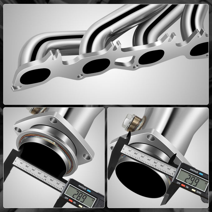 2x 4-1 Long Tube Exhaust Manifold Headers<br>05-11 Chrysler 300C, Dodge Charger Challenger Magnum