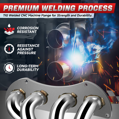 4-1 Stainless Steel Exhaust Manifold Header <br>11-16 Scion TC 2.5L 4CYL