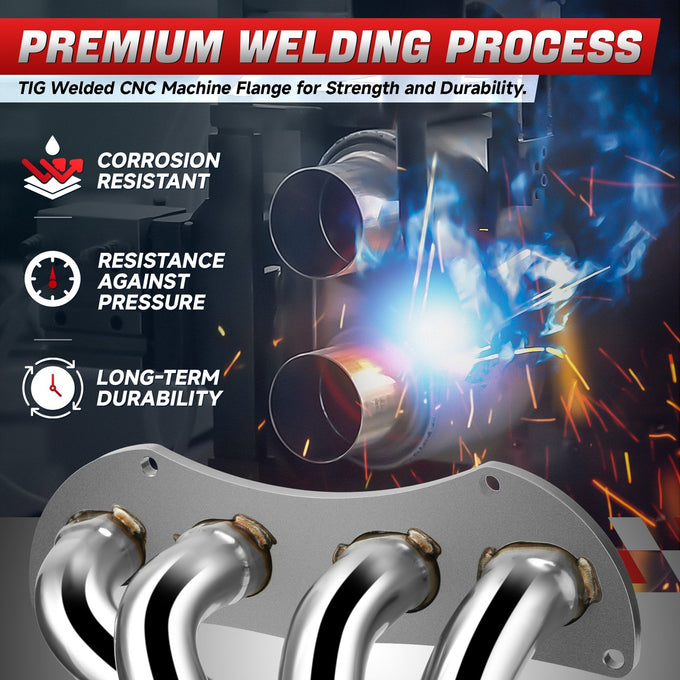 4-1 Stainless Steel Exhaust Manifold Header <br>11-16 Scion TC 2.5L 4CYL