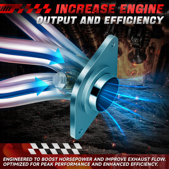 4-1 Tubular Exhaust Manifold Header Extractor <br>09-13 Toyota Corolla 1.8, 09-14 Scion XD