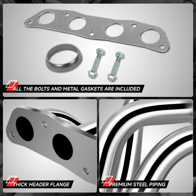 4-1 Tubular Exhaust Manifold Header Extractor <br>09-13 Toyota Corolla 1.8, 09-14 Scion XD