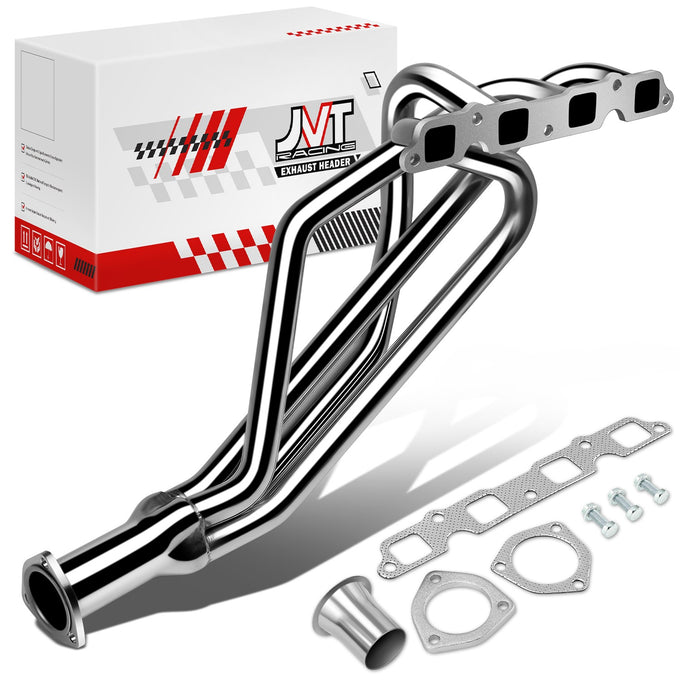 Long Tube Exhaust Headers Polished Finished <br> 74-82 Toyota Corolla 1.8L
