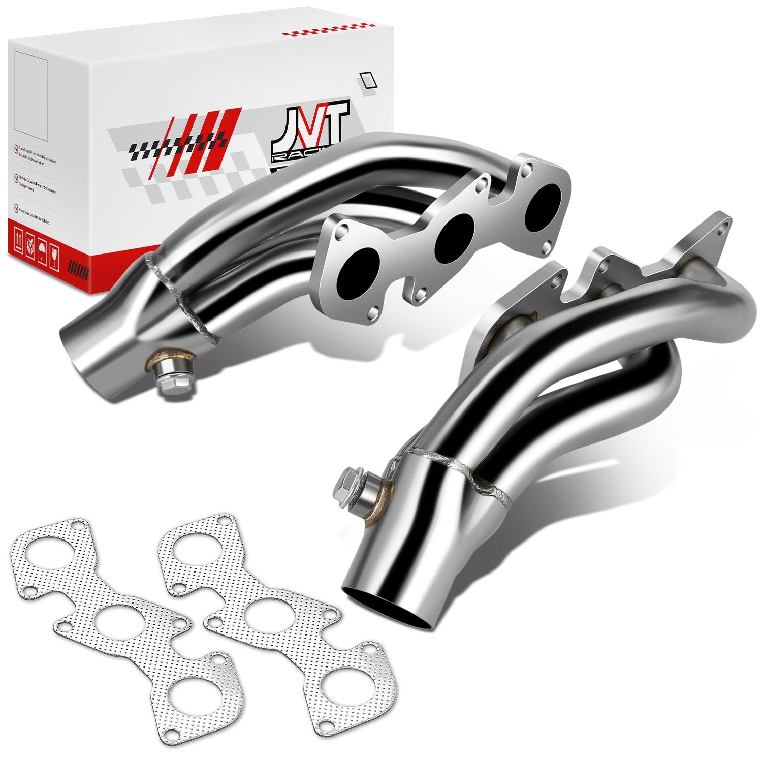 2x 3-1 Shorty Exhaust Manifold Headers<br>05-11 Toyota Tacoma FJ Cruiser 4Runner Tundra