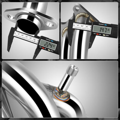 6-3-2-1 Long Tube Exhaust Header <br>99-05 Volkswagen Jetta Golf GTI 2.8L VR6