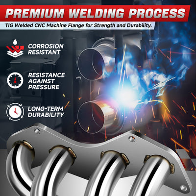 4-1 Stainless Steel Exhaust Manifold Header <br> 08-15 Scion Xb 2.4L/4CYL