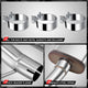 Stainless Steel Direct Fit Replacement Dual Muffler<br>19-24 Ram 1500