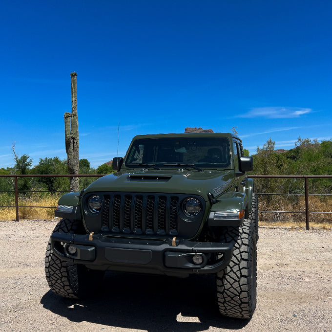 SAE Combo White Plug N Play Fog Light Kit (3pc Bumper Kit) <br>18-24 Jeep Wrangler, 20-24 Gladiator