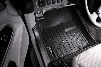 Floor Mats 2 Rows and Truck Bed Liner Set <br> 05-11 Toyota Tacoma Double Cab